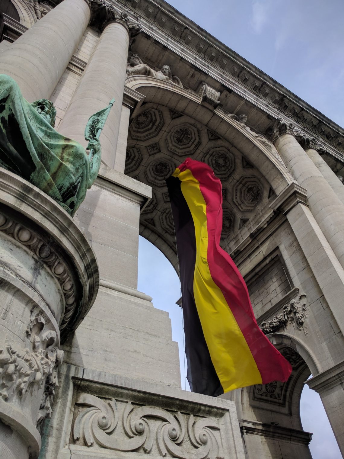 Belgian Flag in Brussels