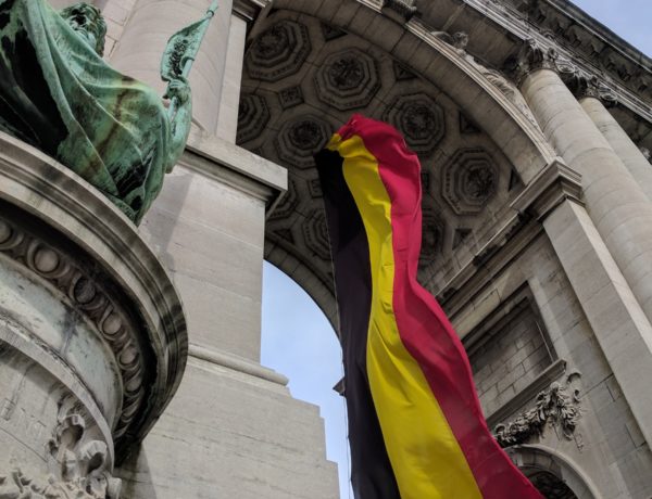 Belgian Flag in Brussels