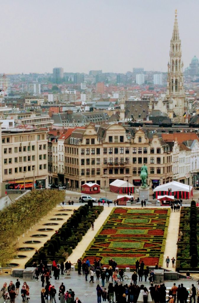 Brussels city view