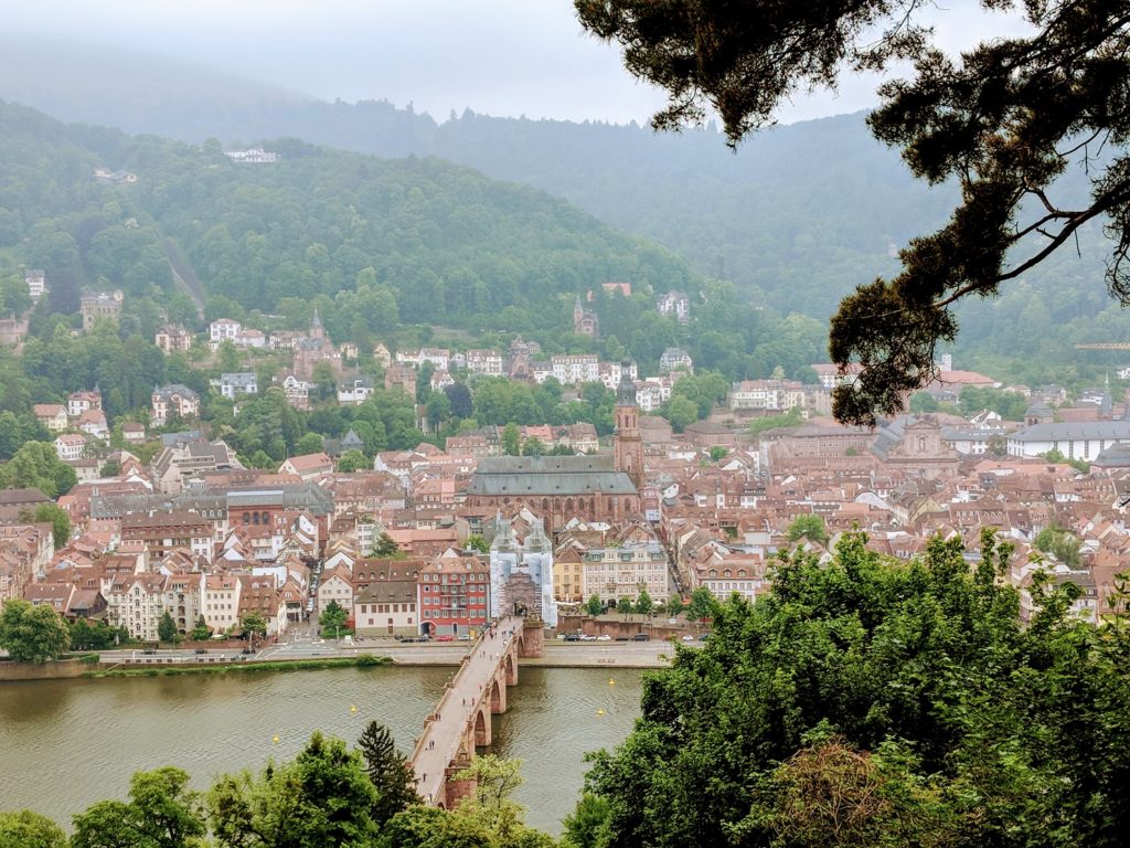 Heidelberg river Necker view