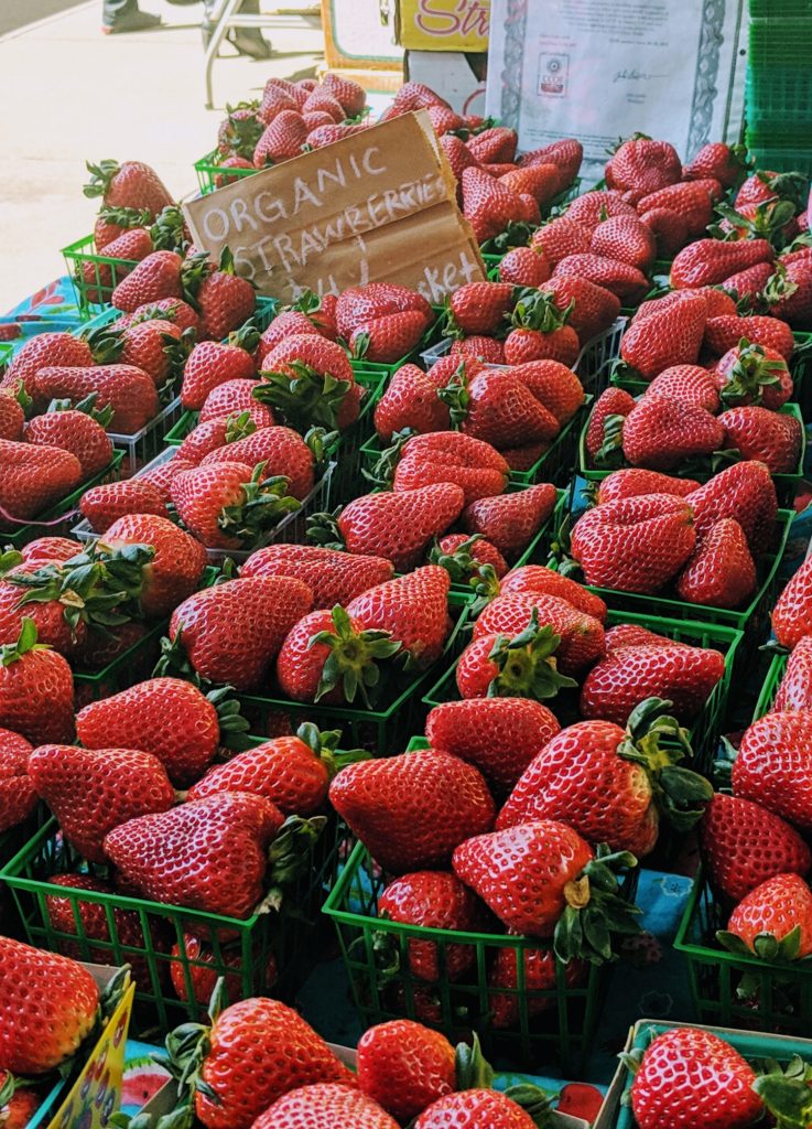 san Francisco Ferry Market Stawberries