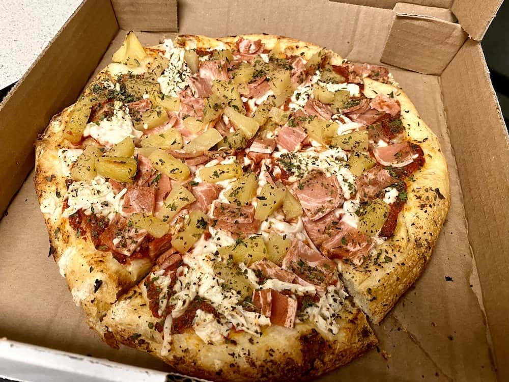 Pi Vegan Pizzaria Vegan Hawaiian Pizza