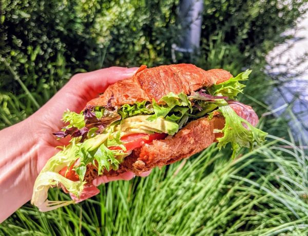 terms of endearment vegan food new york city croissant sandwich