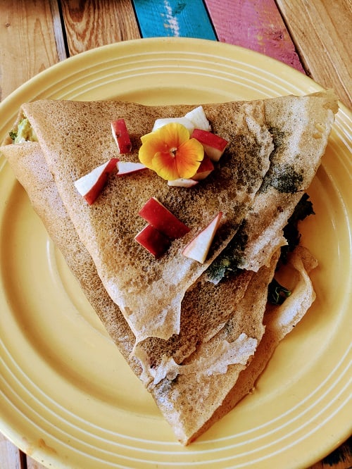 little choc apothecary vegan and gluten-free crepe