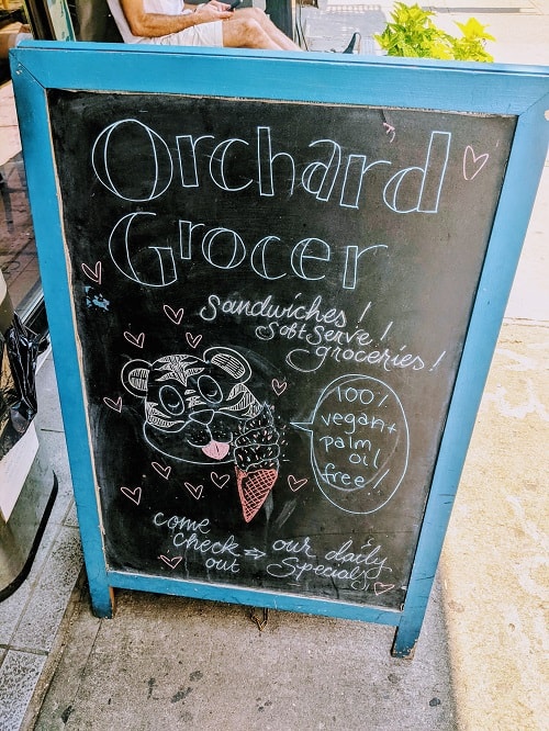 orchard grocer vegan food new york city
