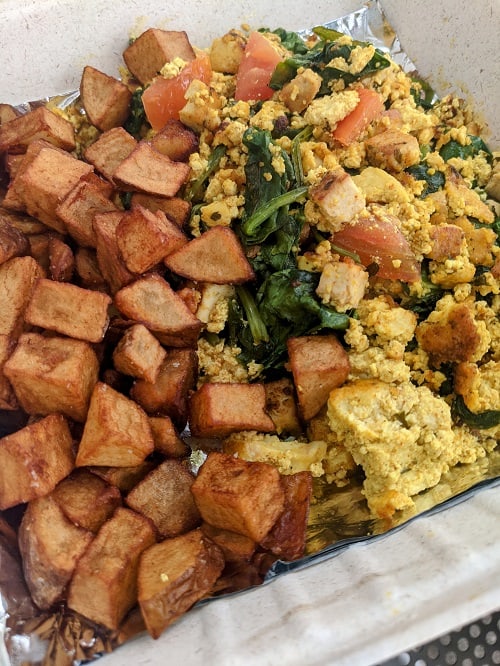 The Tasty vegan cafe Philadelphia tofu scramble