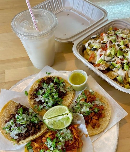vegan and gluten free tacos and nachos from healthy substance in chicago