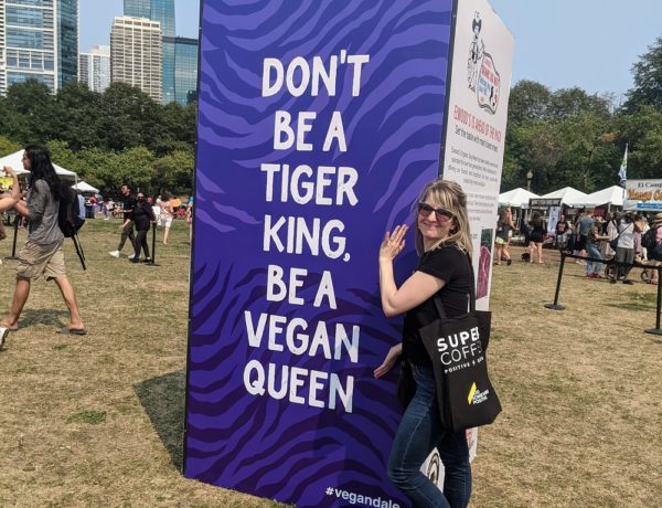 Dont be a tiger king. be a vegan queen Rebecca Gade Sawicki