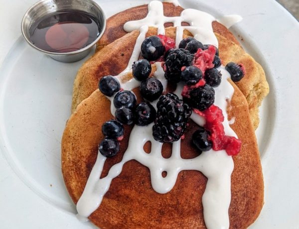 Butchers Daughter NYC Vegan and Gluten Free Berry Pancakes