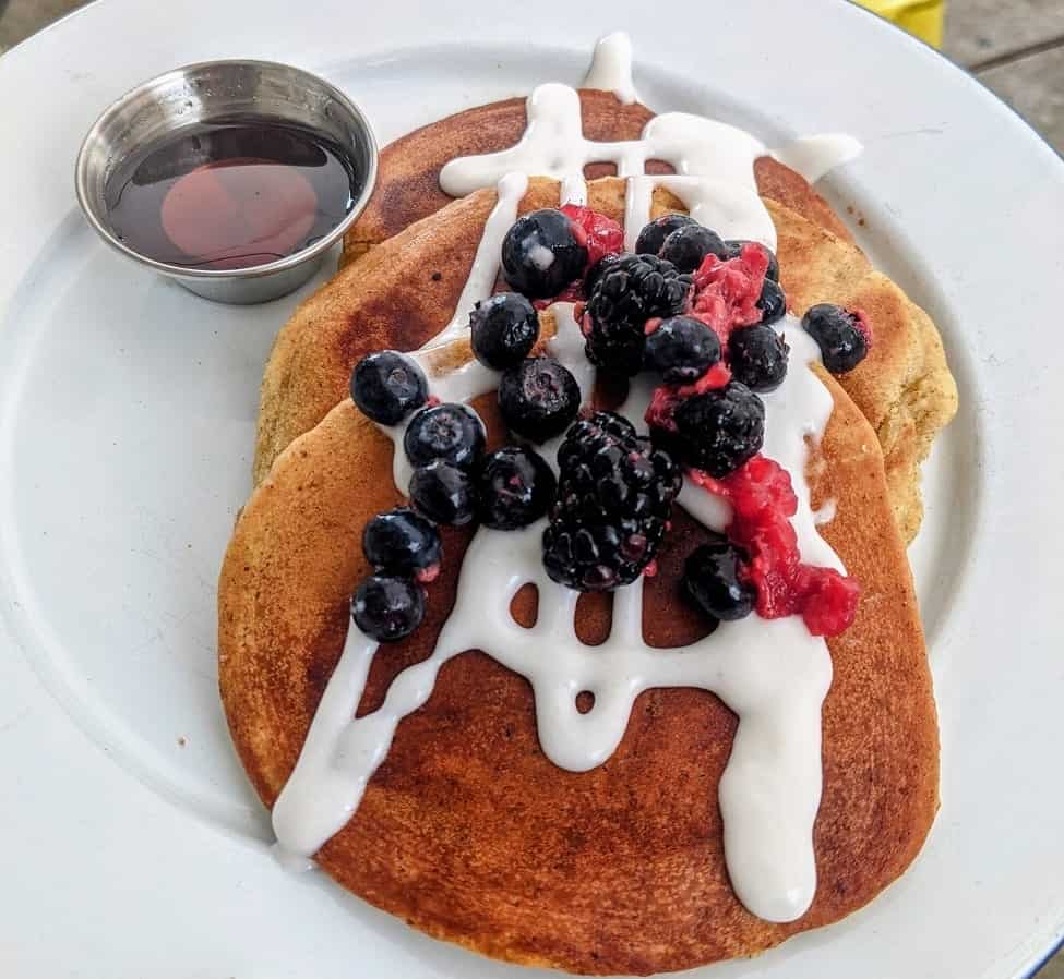 Butchers Daughter NYC Vegan and Gluten Free Berry Pancakes
