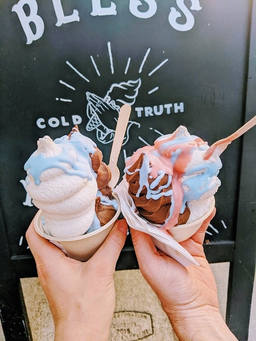Cold Truth Detroit vegan soft serve ice cream cups