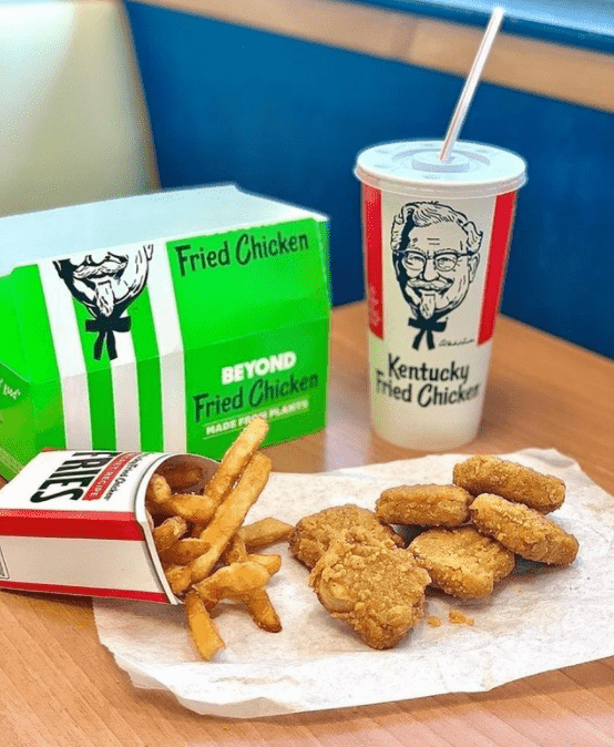 Beyond Chicken KFC Meal Orlando Vegans