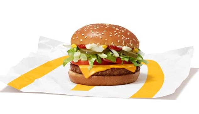 McDonalds Vegan McPlant Burger