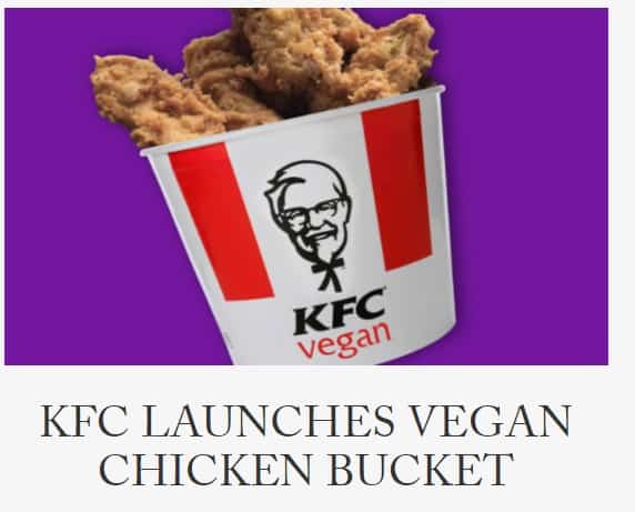 VegNews KFC April Fools Joke