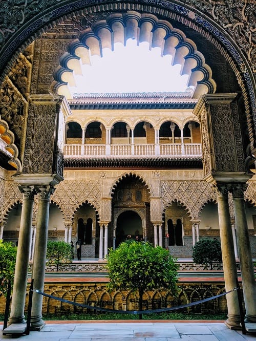 Real Alzacar Seville Entrance to Gardens