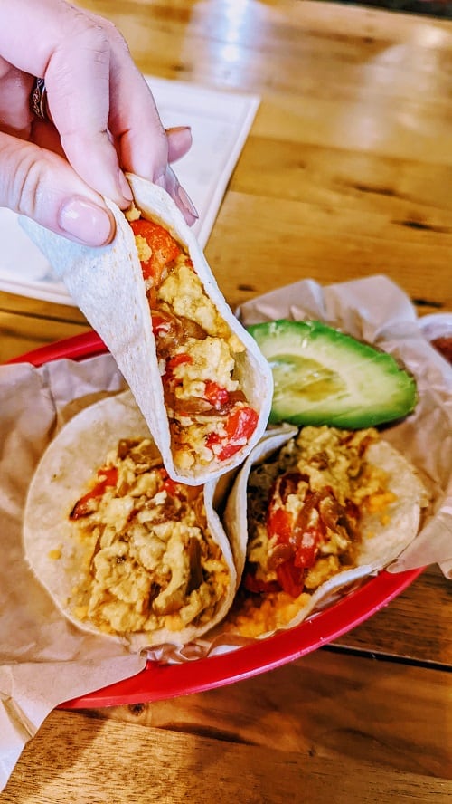 bedrock cafe and market memphis vegan and gluten free breakfast tacos