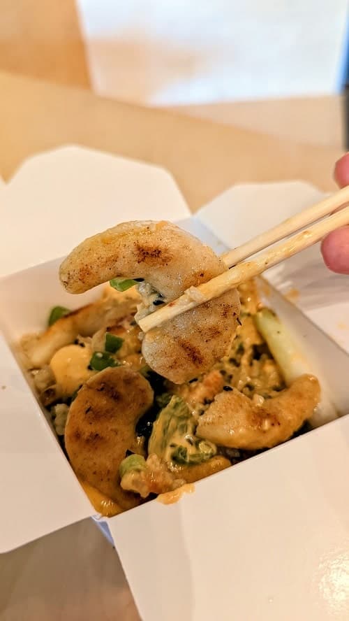 vegan shrimp fried rice at pow pow washington dc