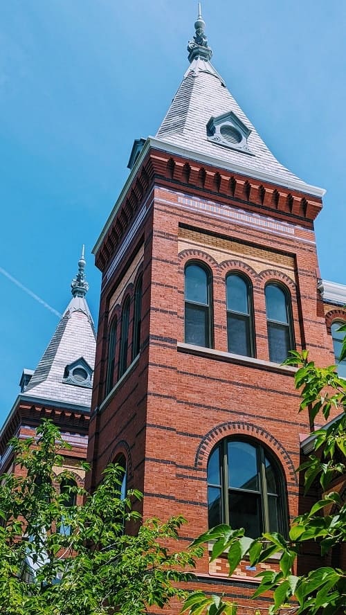 the smithsonian arts and industry building in dc