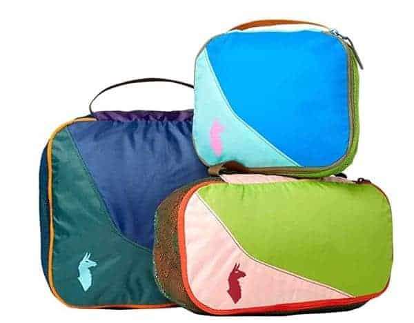 colorful cotopaxi packing cubes