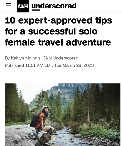 cnn expert approved tips for successful solo female travel 