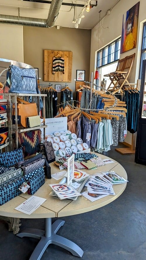 inside the ethical clothing shop change boutique in madison 