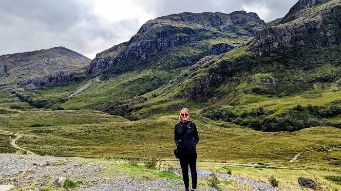 exploring scotland's green mountains and countryside while housesitting