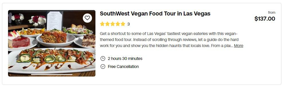 vegan food tour of southwest las vegas