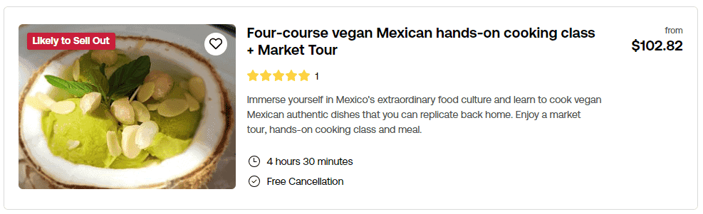 vegan cooking class and market tour in mexico city