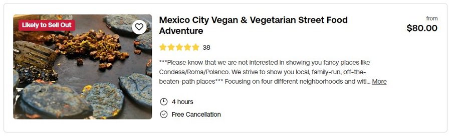 vegan food tour of mexico city