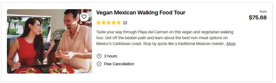 vegan tacos and mexican eats tour in playa del carmen