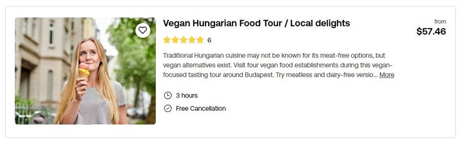 budapest vegan food tour