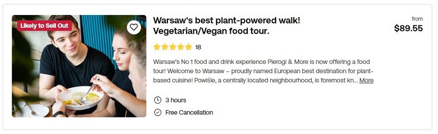 vegan food tour warsaw