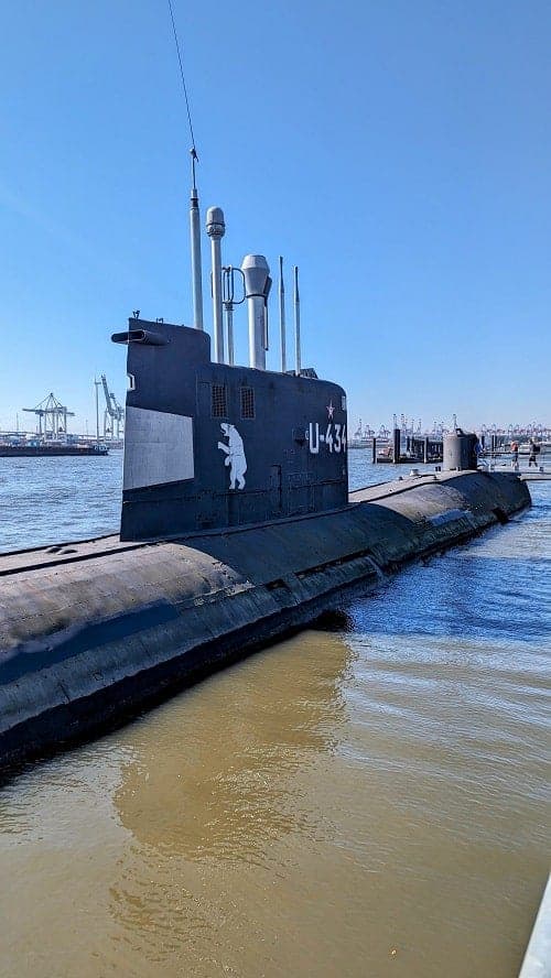 the soviet sub/u boot museum in the hamburg harbor
