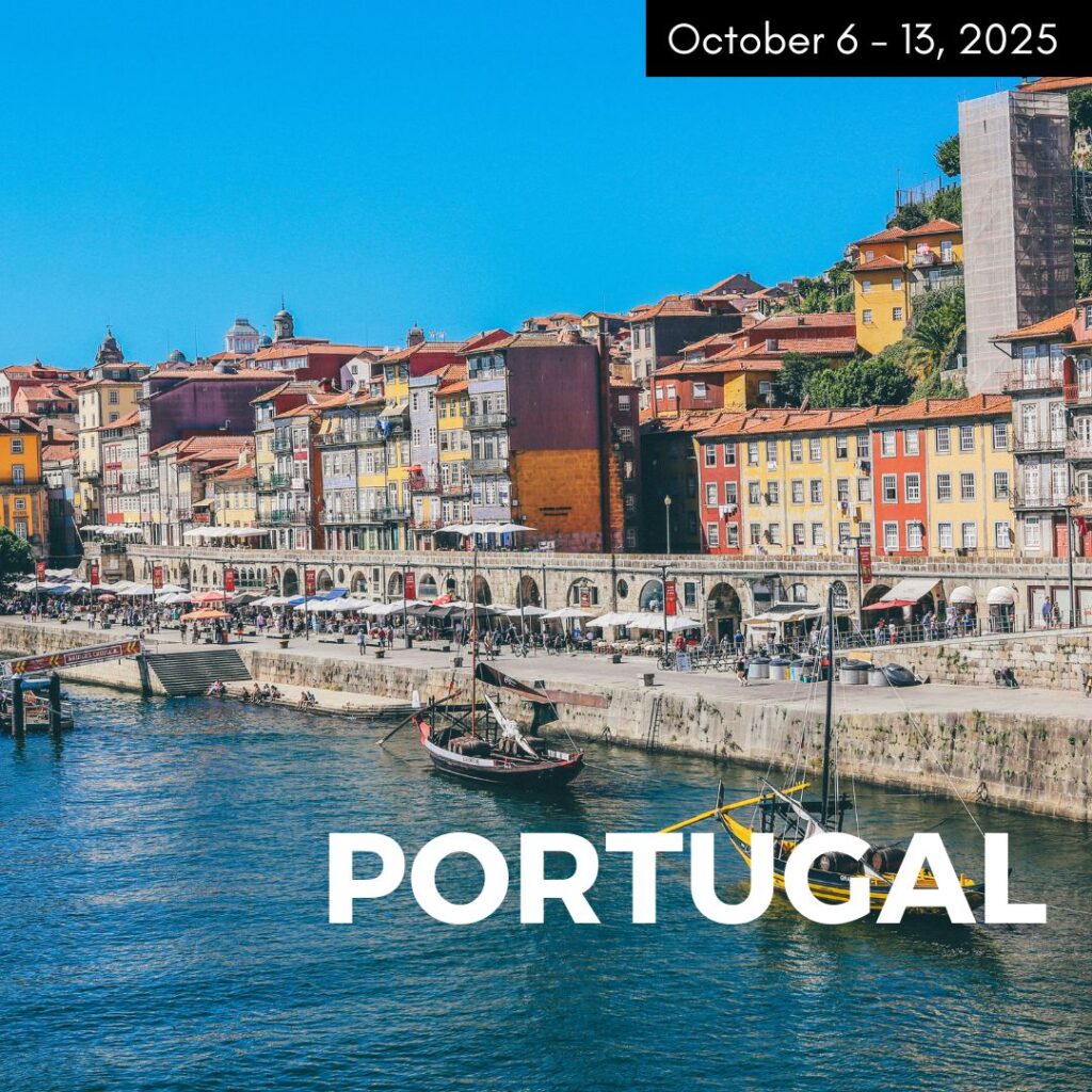 canal in portugal surrounded by colorful buildings