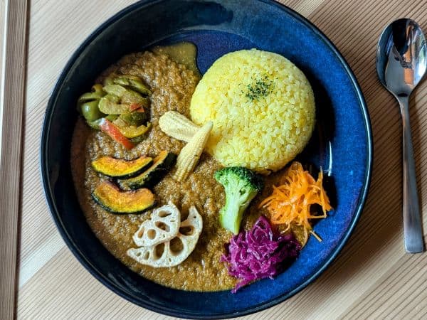vegan japanese curry in kyoto